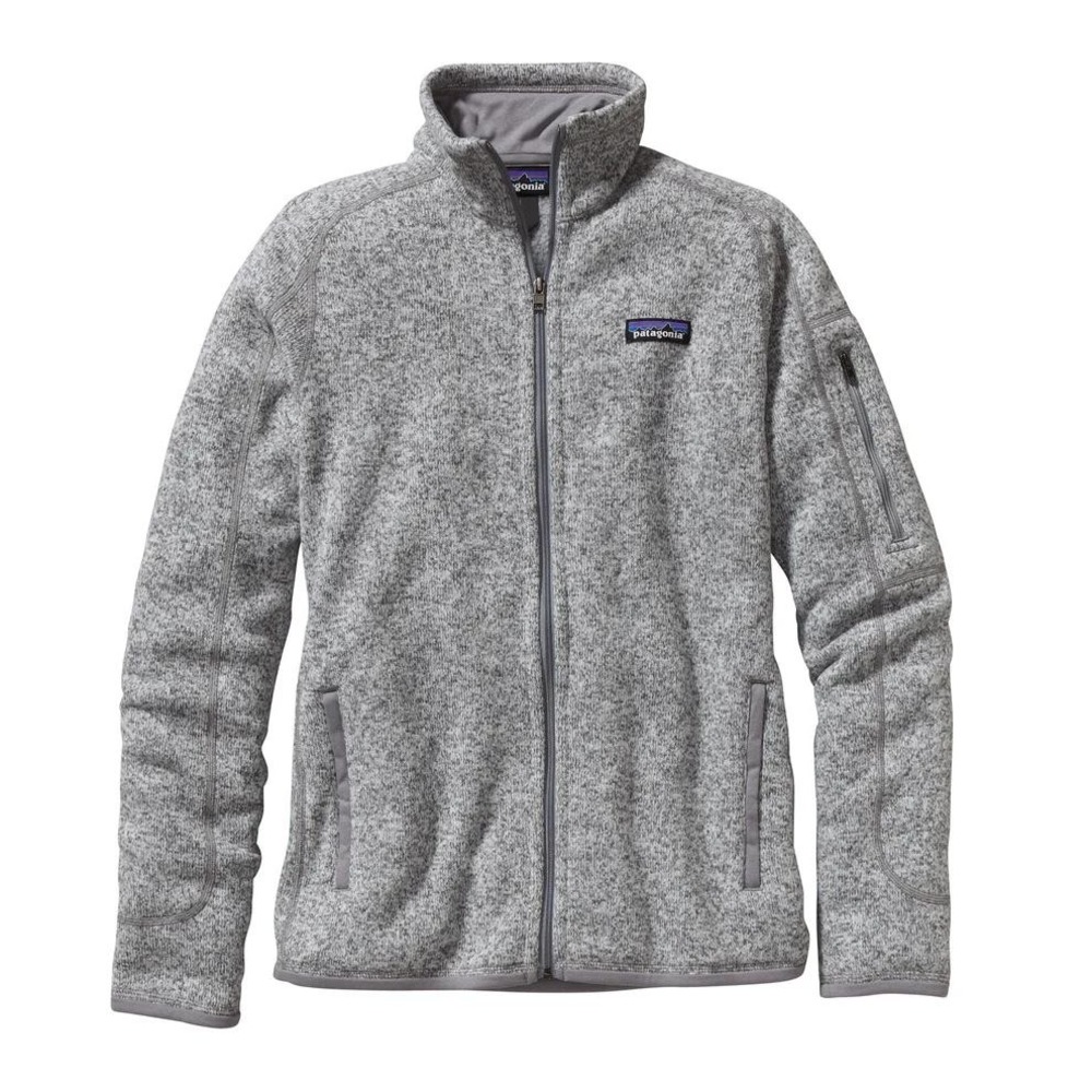 Patagonia Women's Better Sweater Full Zip Jacket in Birch White Size Small